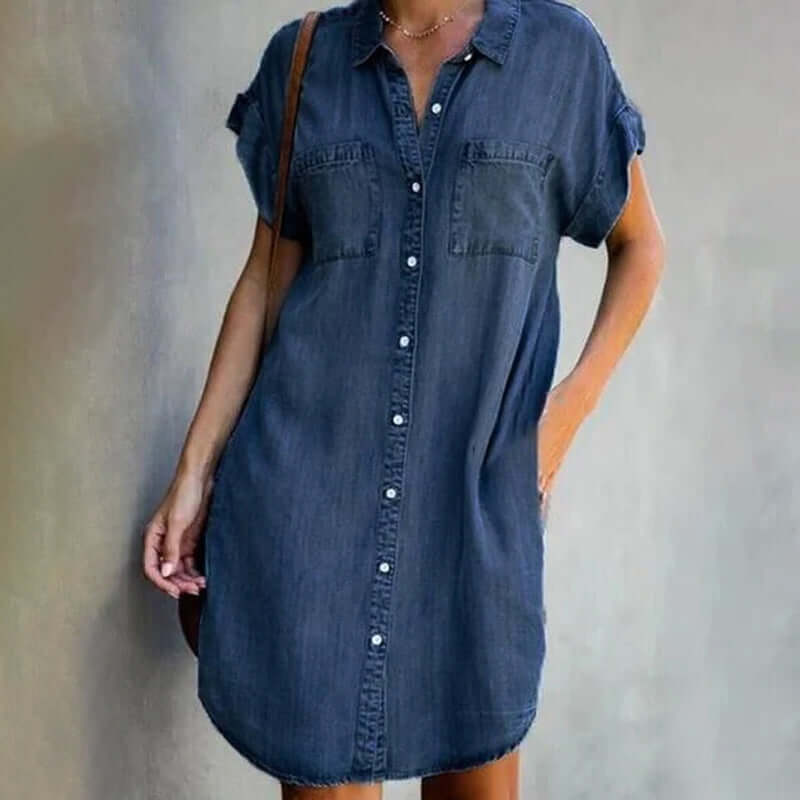 Out-Shine | Denim shirt dress