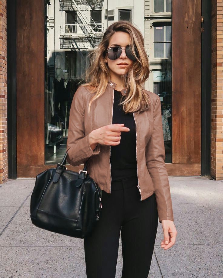 Out-Shine | Premium Women's Leather Jacket for Style