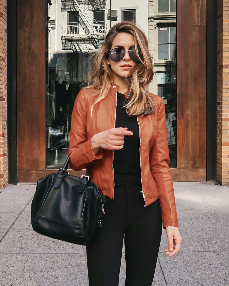 Out-Shine | Premium Women's Leather Jacket for Style
