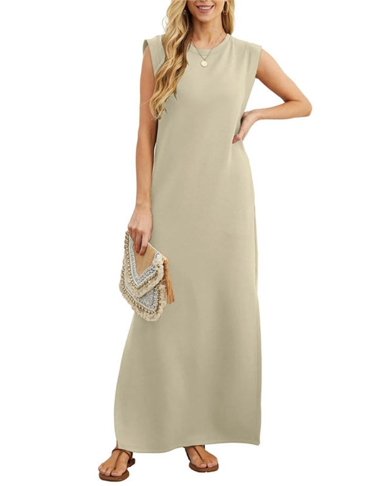 Out-Shine | Moroccan Sleeveless Maxi Dress
