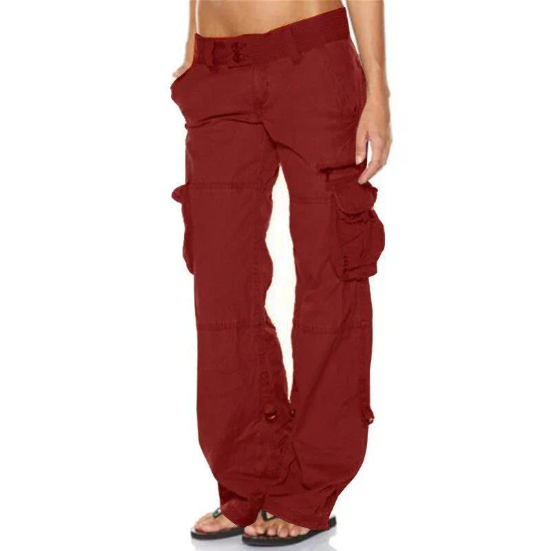 Out-Shine | Black Women Cargo Pants