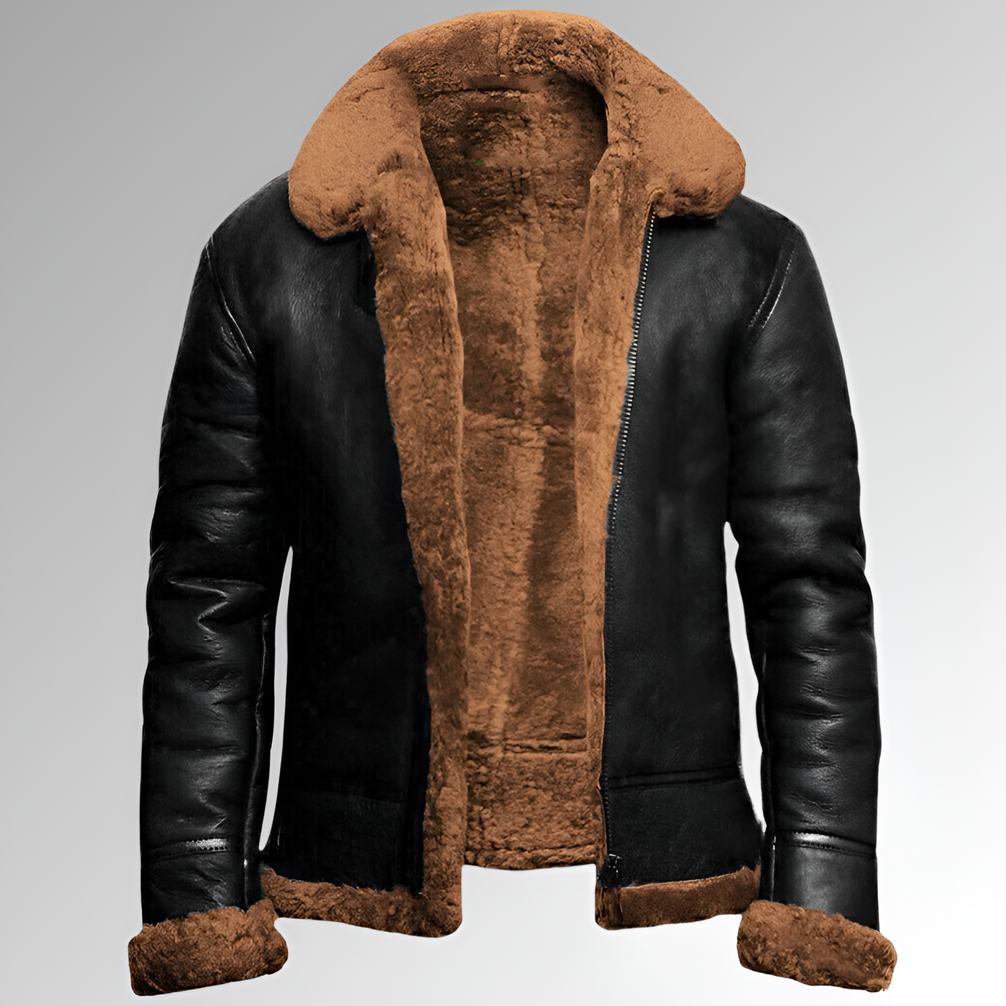 Out-Shine | Leather Warm Jacket