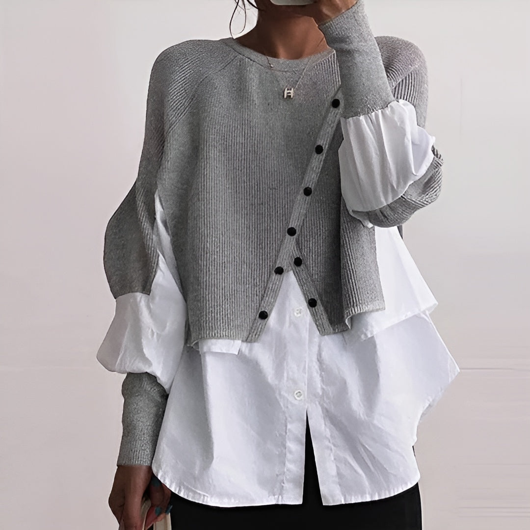 Out-Shine | Sweater With Integrated Shirt