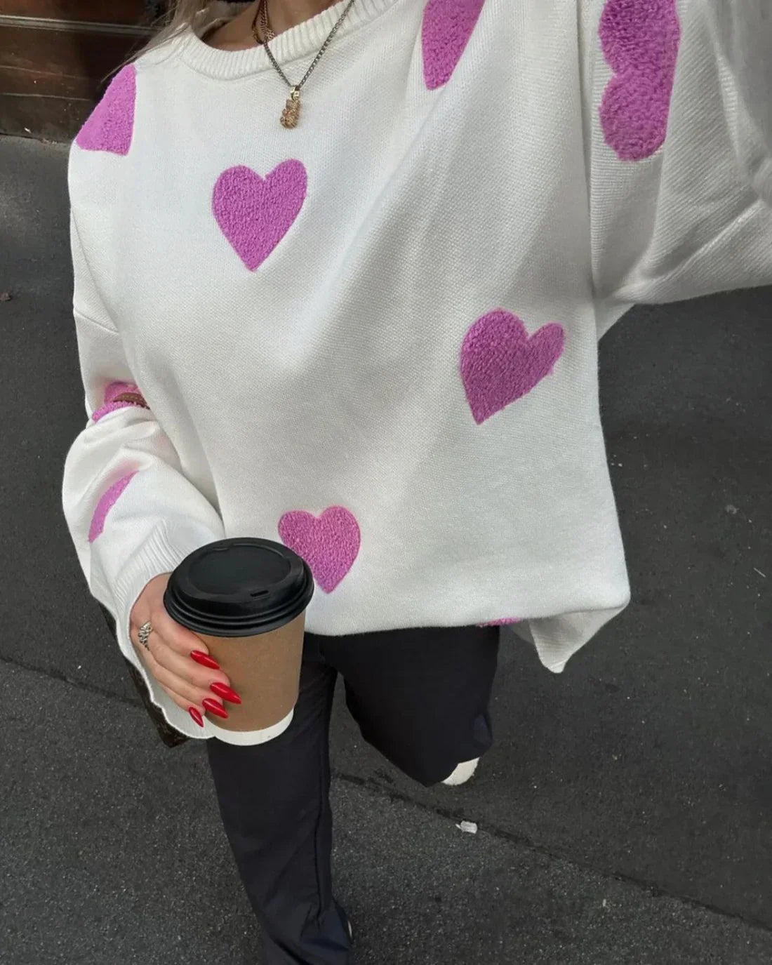 Out-Shine | Cosy Heart Sweater