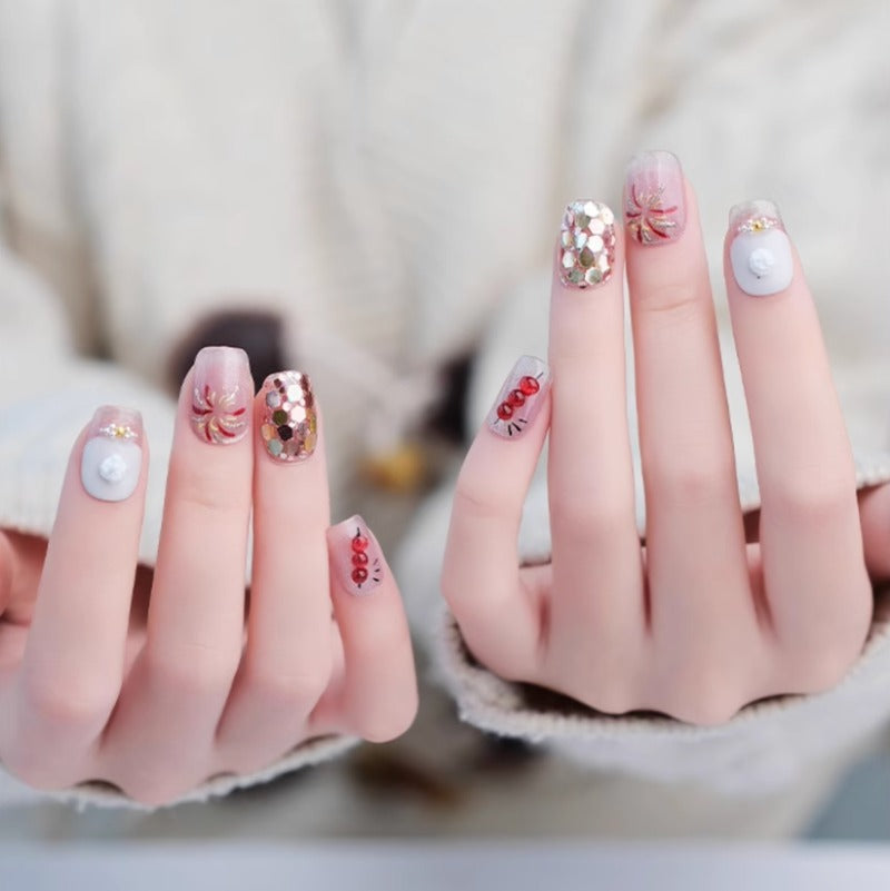 Uñas con estilo | Danza del León, Uñas para el Festival de Primavera - Uñas para lucir con temática de Año Nuevo