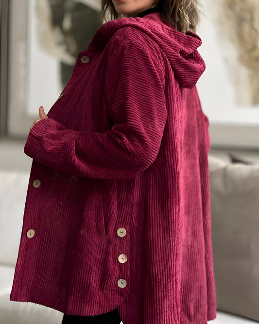 Out-Shine | Corduroy Casual Hooded Jacket