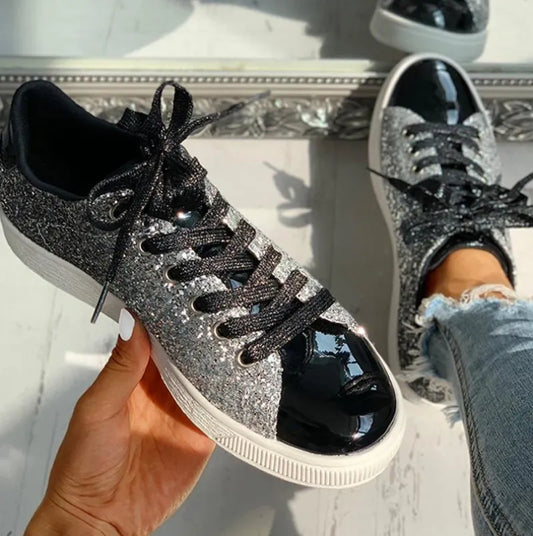 Out-Shine | Luxury Casual Women's Shoes With Sequins