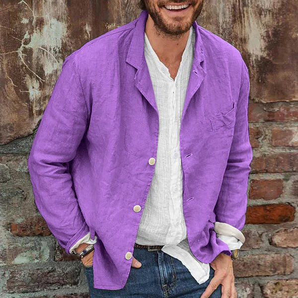 Out-Shine | Coat made of cotton and linen