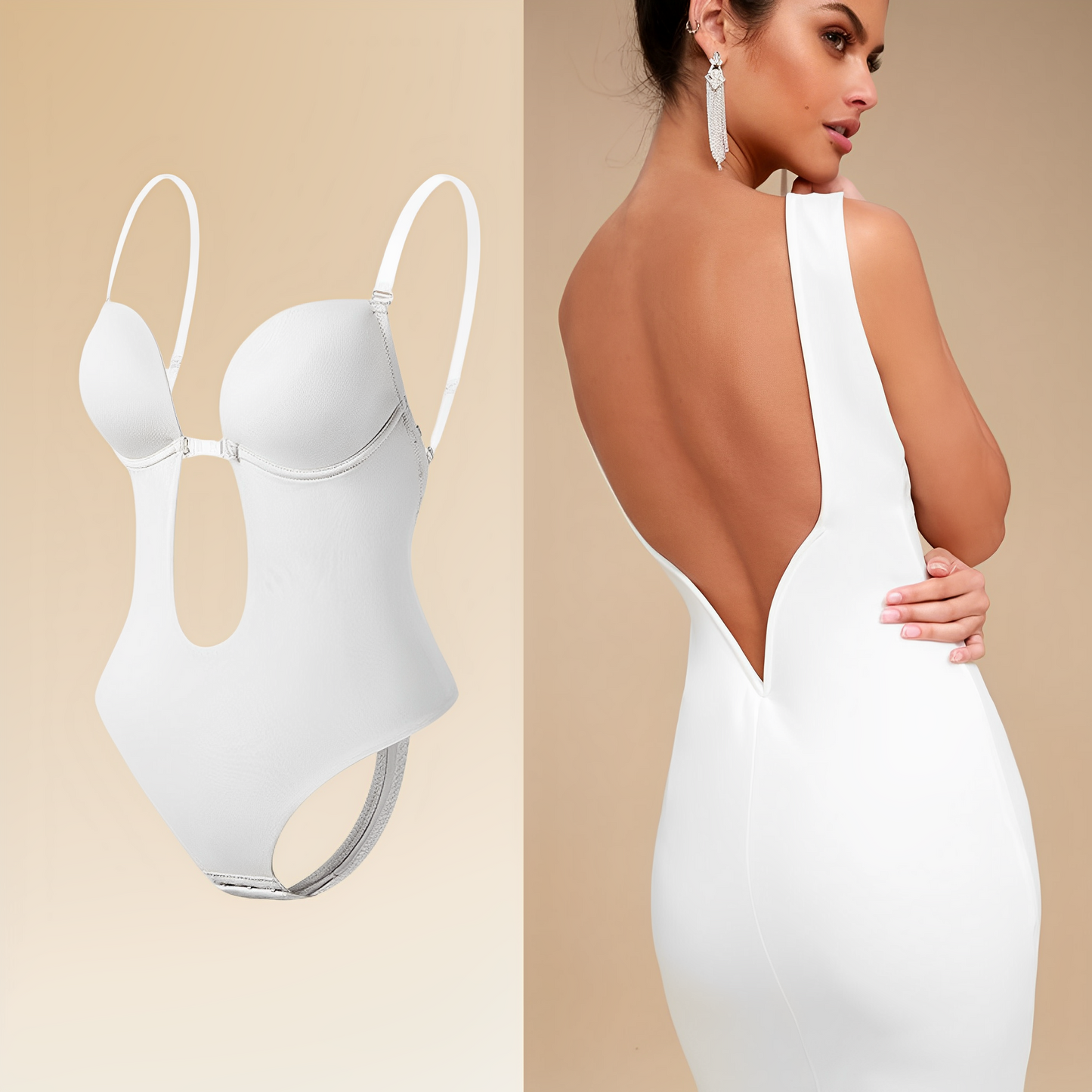 Out-Shine | Backless Body Bra For Invisible Hold For Women