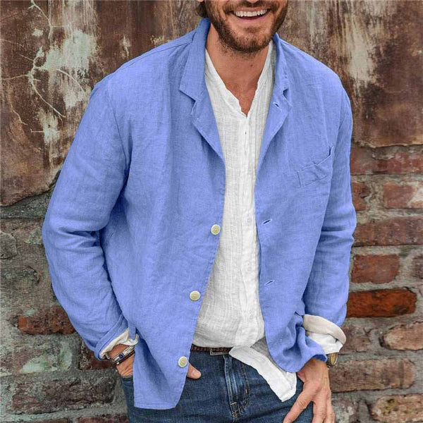 Out-Shine | Coat made of cotton and linen