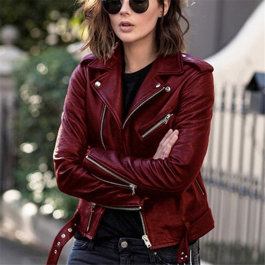 Out-Shine | High - quality Leather Jacket in Beautiful Colors