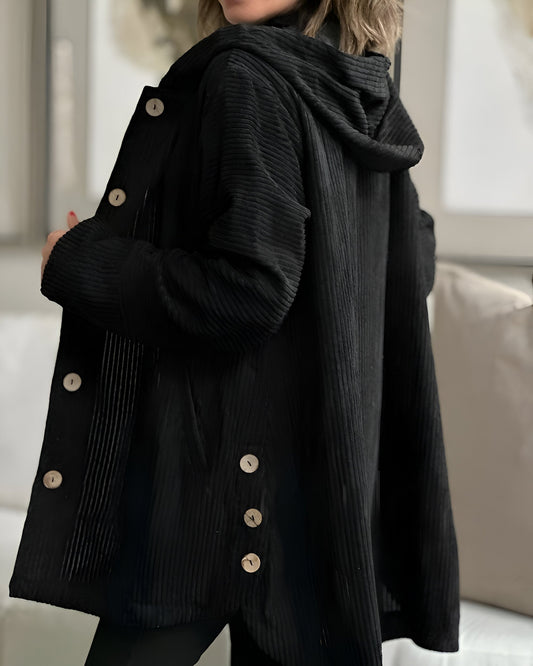 Out-Shine | Corduroy Casual Hooded Jacket