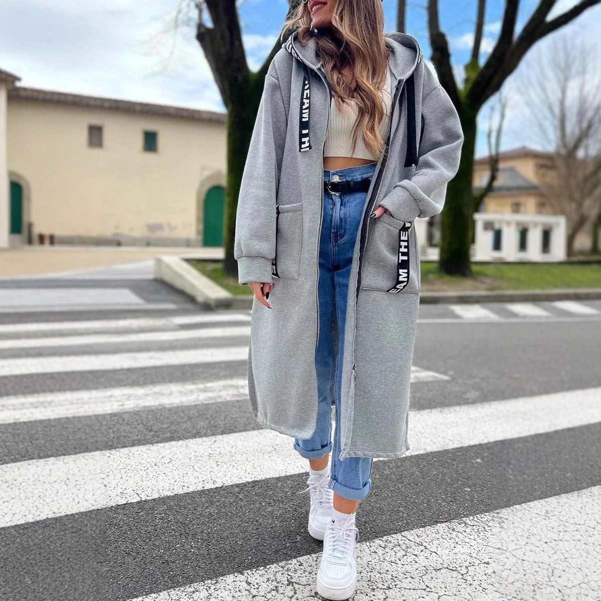 Out-Shine | Long-Sleeved Hooded Zipper Sports Jacket
