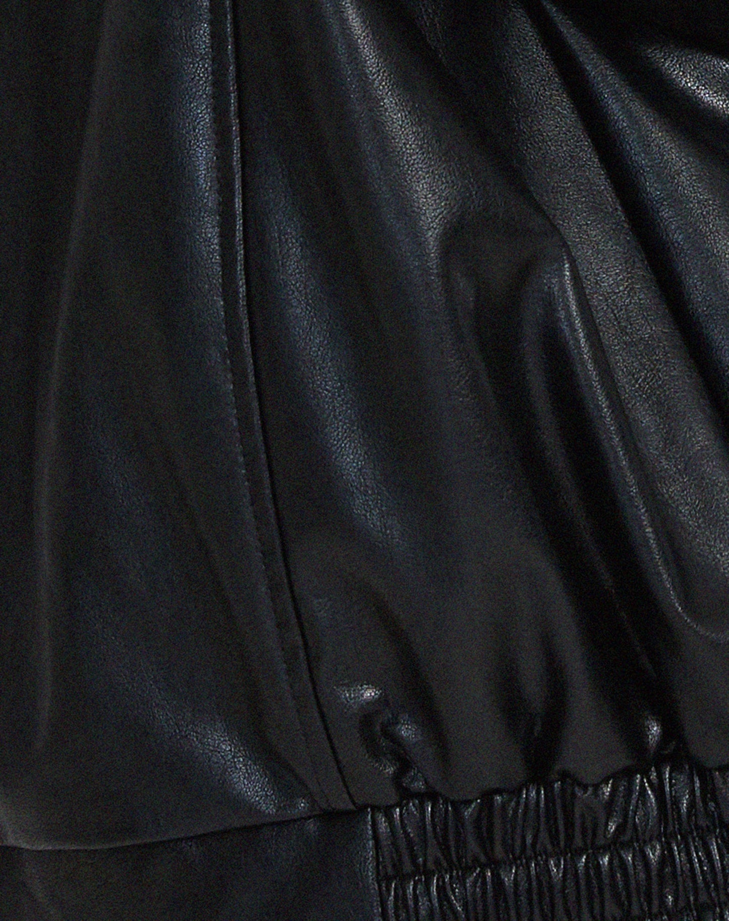 Out-Shine | Oversized leather jacket