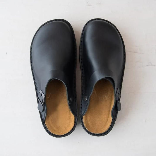 Out-Shine | Orthopedic Mens Leather Mules