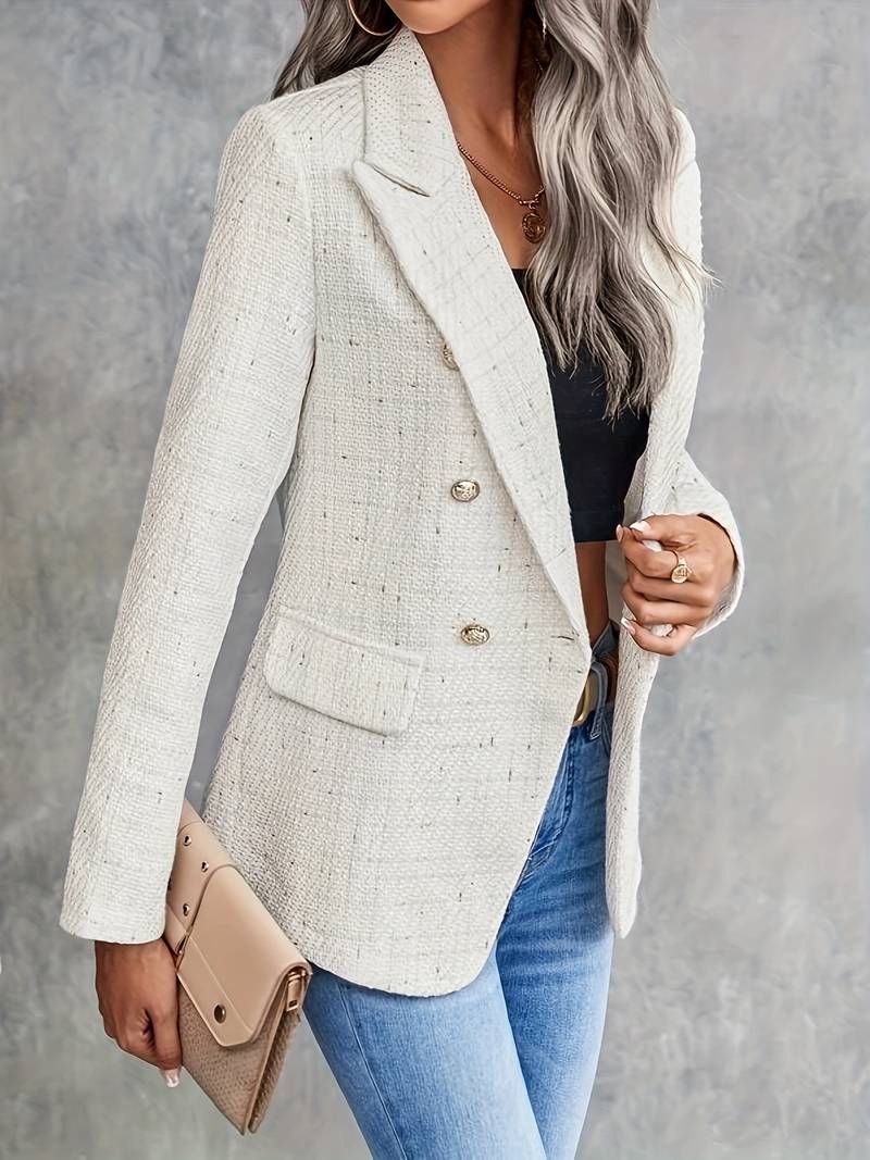 Brilla | Blazer de manga larga con cuello de solapa