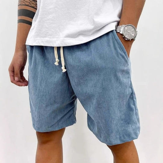 Out-Shine | Mens Black Drawstring Shorts