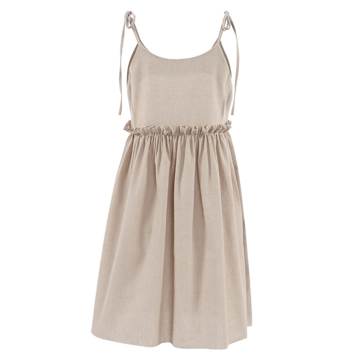 Out-Shine | Cotton and Linen Suspender Skirt