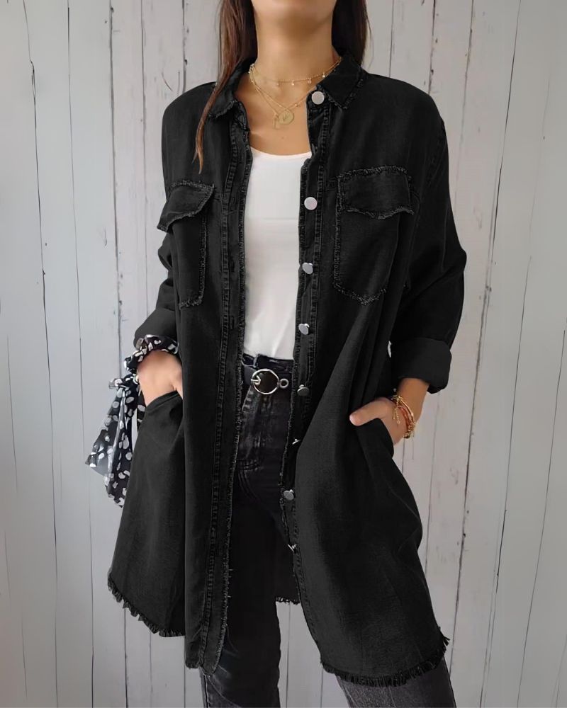 Out-Shine | Comfortable Denim Shirt Jacket