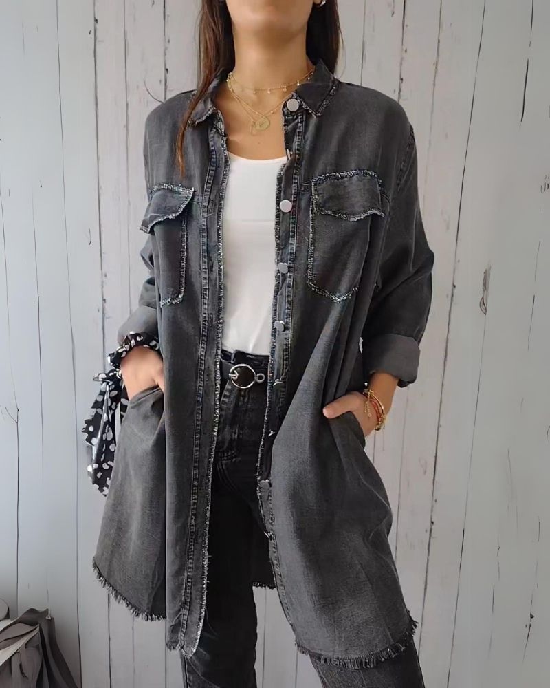 Out-Shine | Comfortable Denim Shirt Jacket