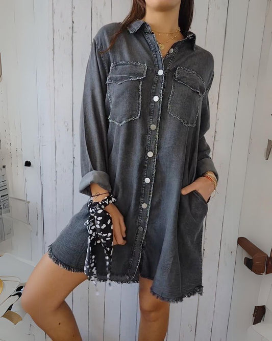 Out-Shine | Comfortable Denim Shirt Jacket
