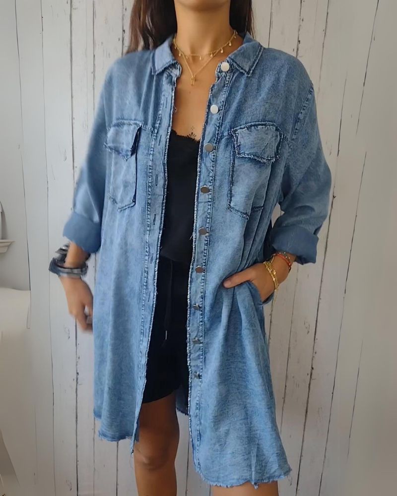 Out-Shine | Comfortable Denim Shirt Jacket