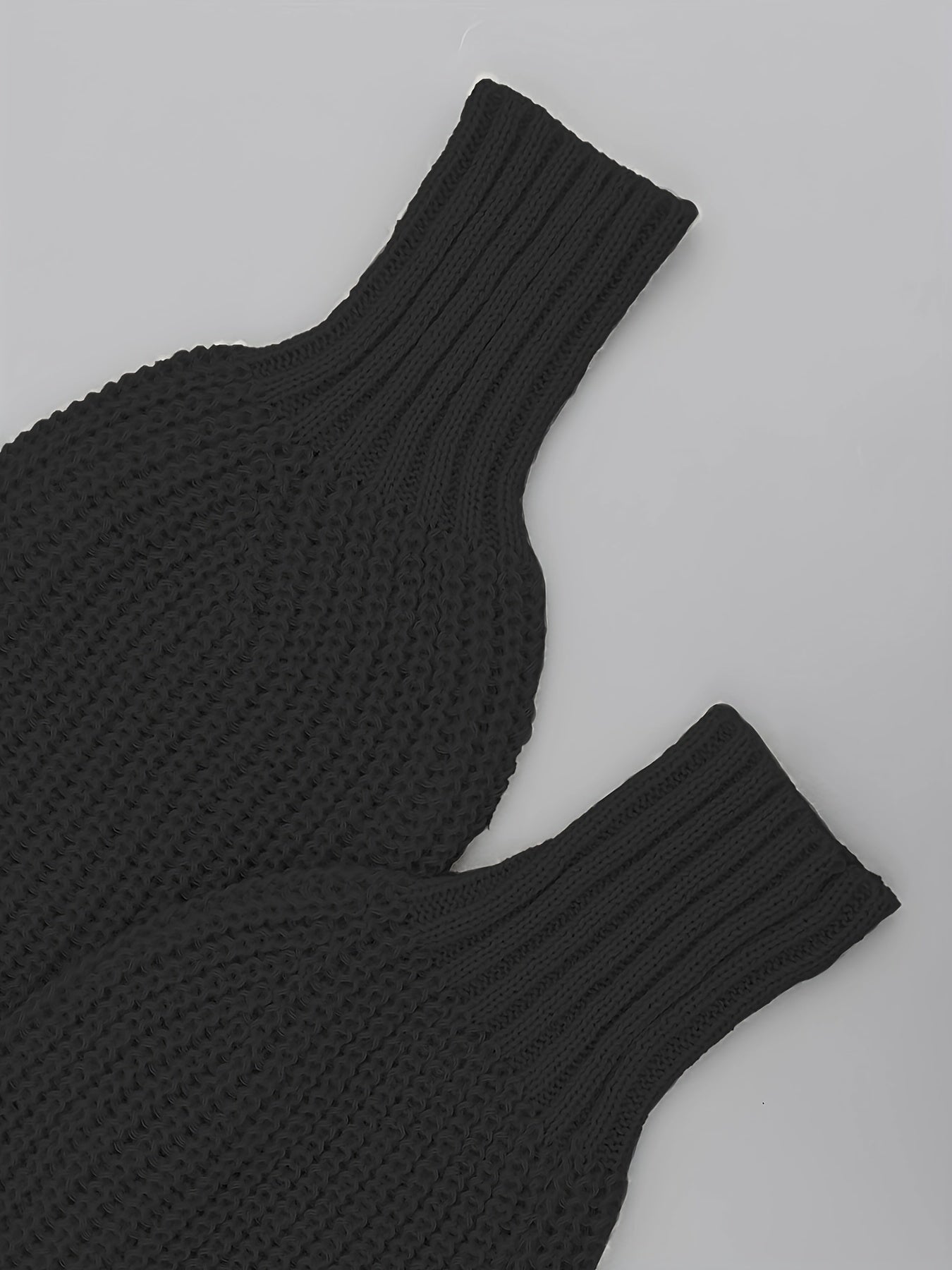 Out-Shine | Coarse Knitted Cardigan Vest For Women