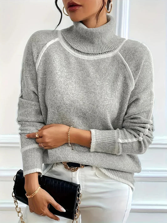 Out-Shine | Cozy Cashmere Turtleneck Sweater for Women