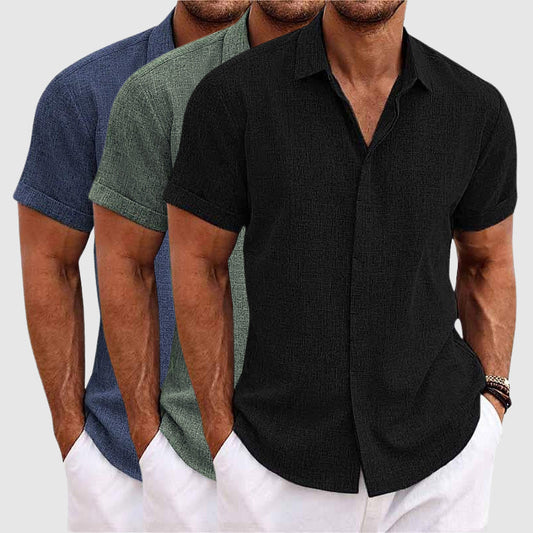Deslumbra | Camisa de lino premium Laurent Riviera