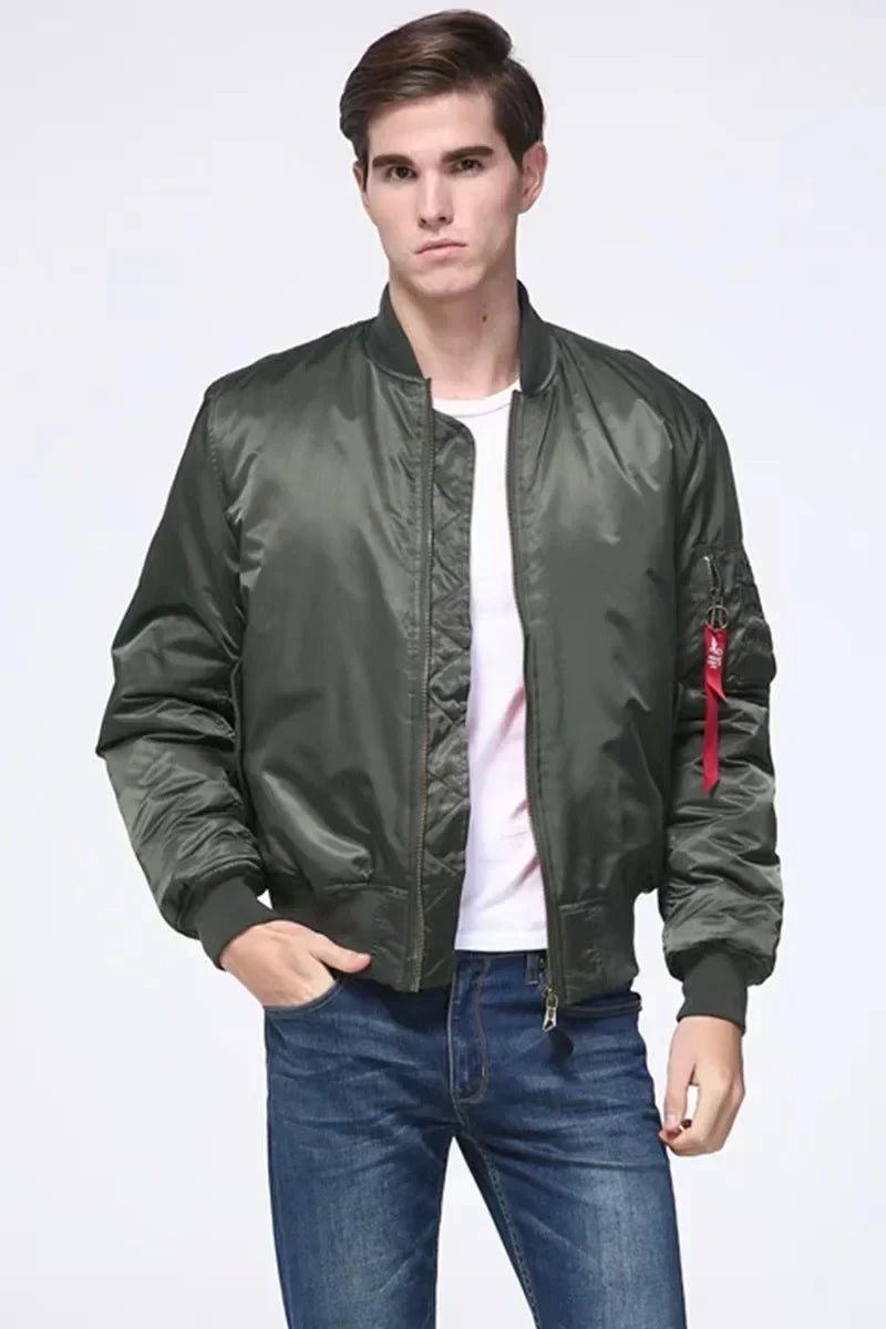 Out-Shine | High quality Unisex bomber jacket with zipper