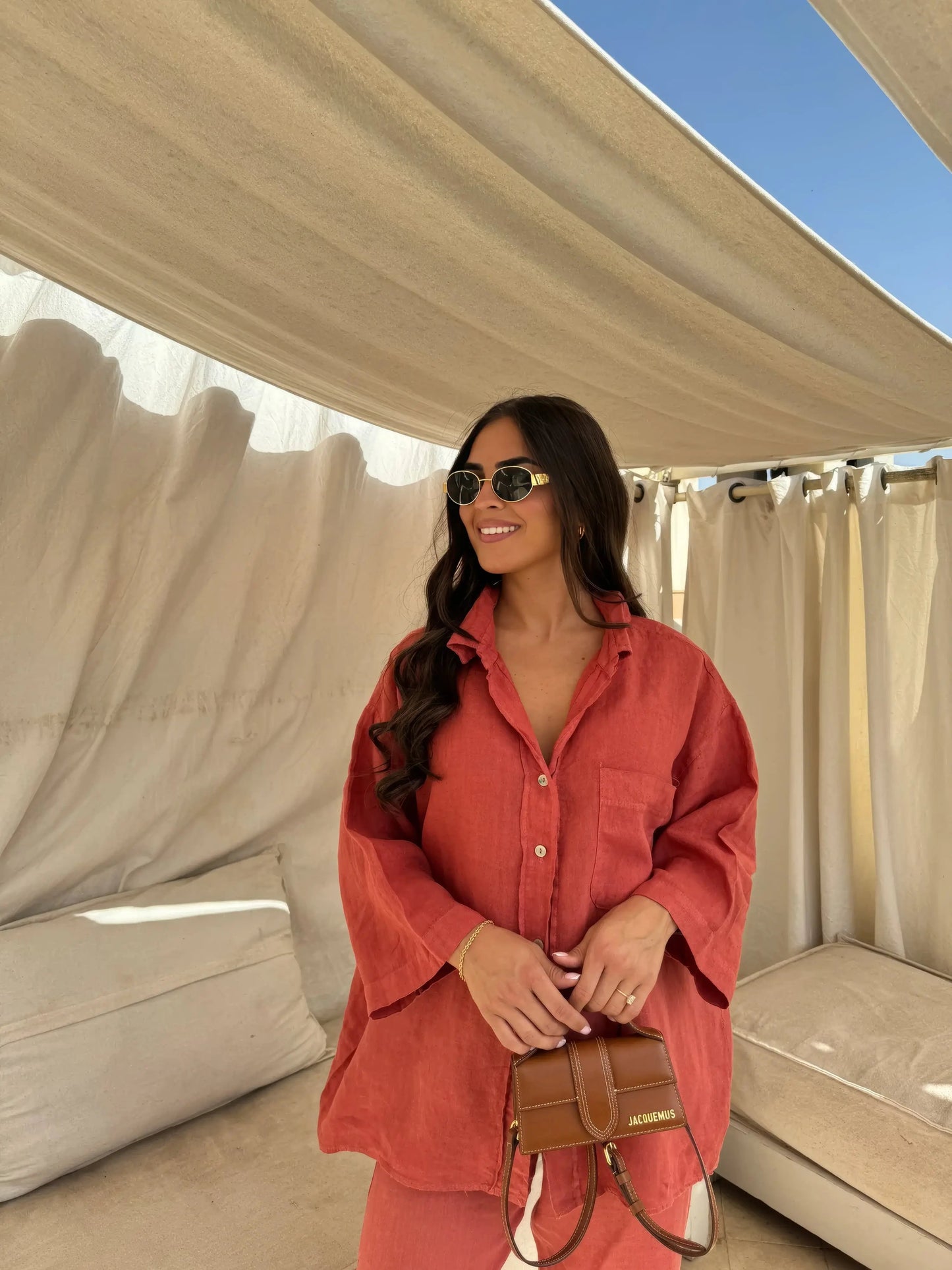 Out-Shine | Two Piece Linen Set Women