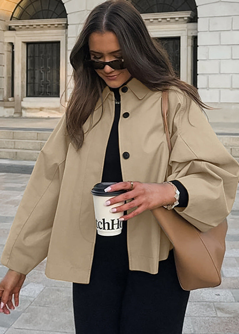 Out-Shine | Ease Cropped Trench Jacket