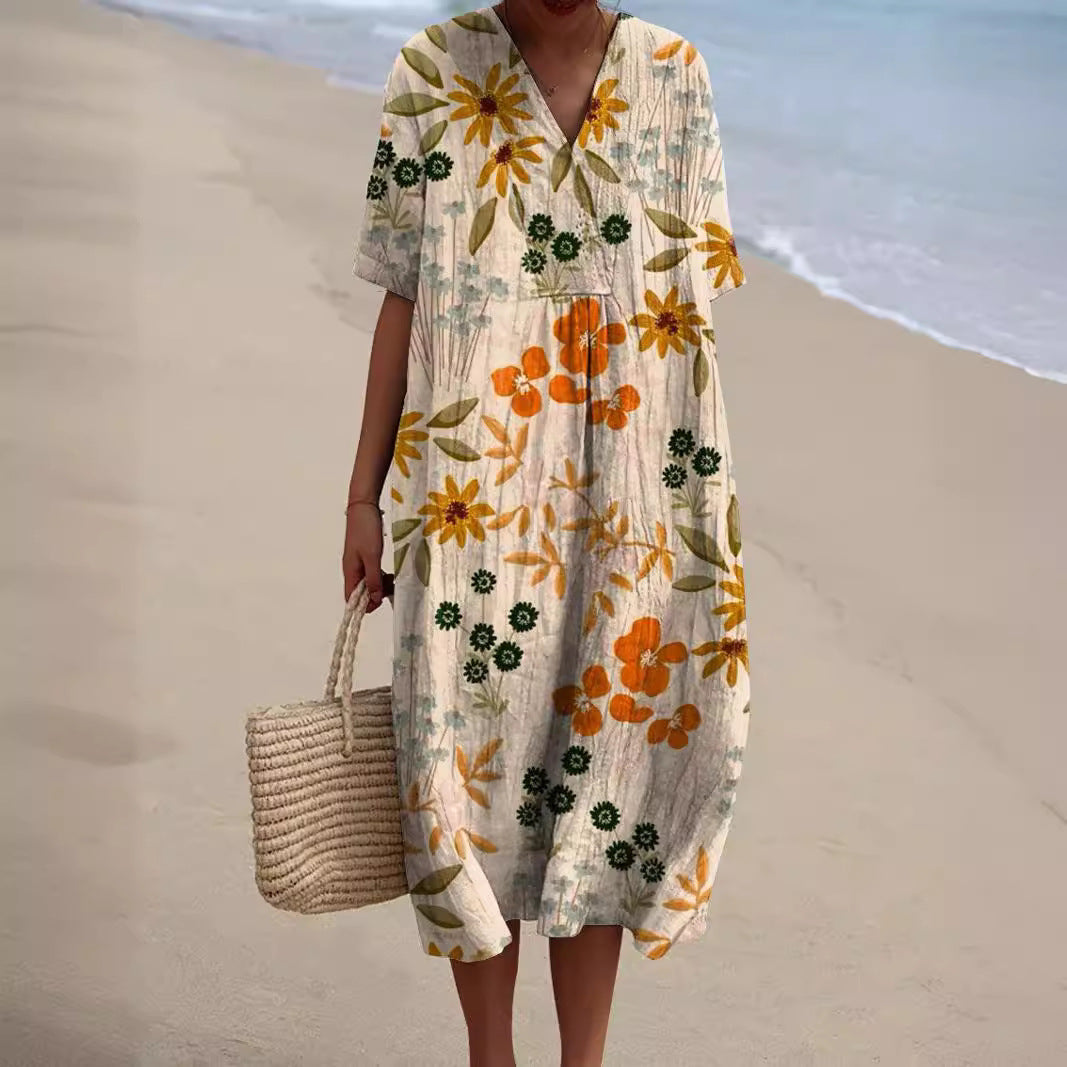 Out-Shine | Colorful Flowy Spring Dress