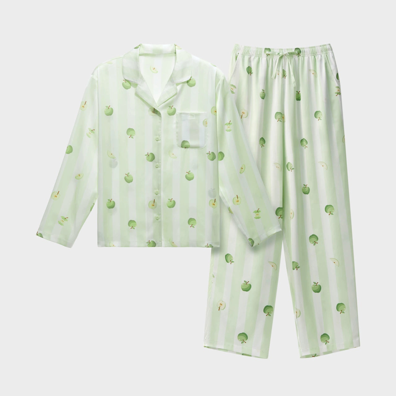 Out-Shine | Men's and Women's Ice Silk Pajamas Loungewear Set