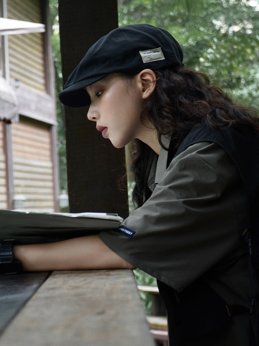 Out-Shine | Painter Cap, Japanese Retro Hat, Couple Hat, Newsboy Beret Hat, Duckbill Hat
