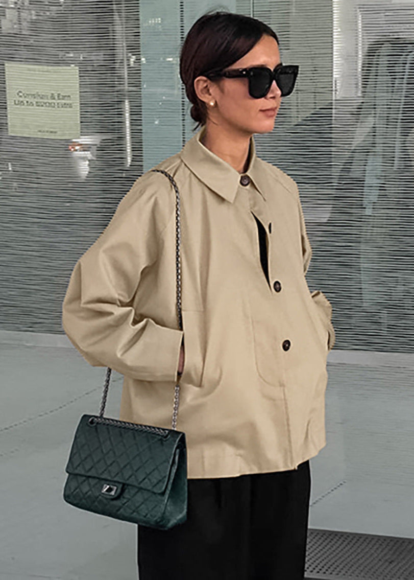 Out-Shine | Ease Cropped Trench Jacket