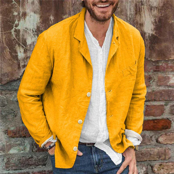 Out-Shine | Coat made of cotton and linen