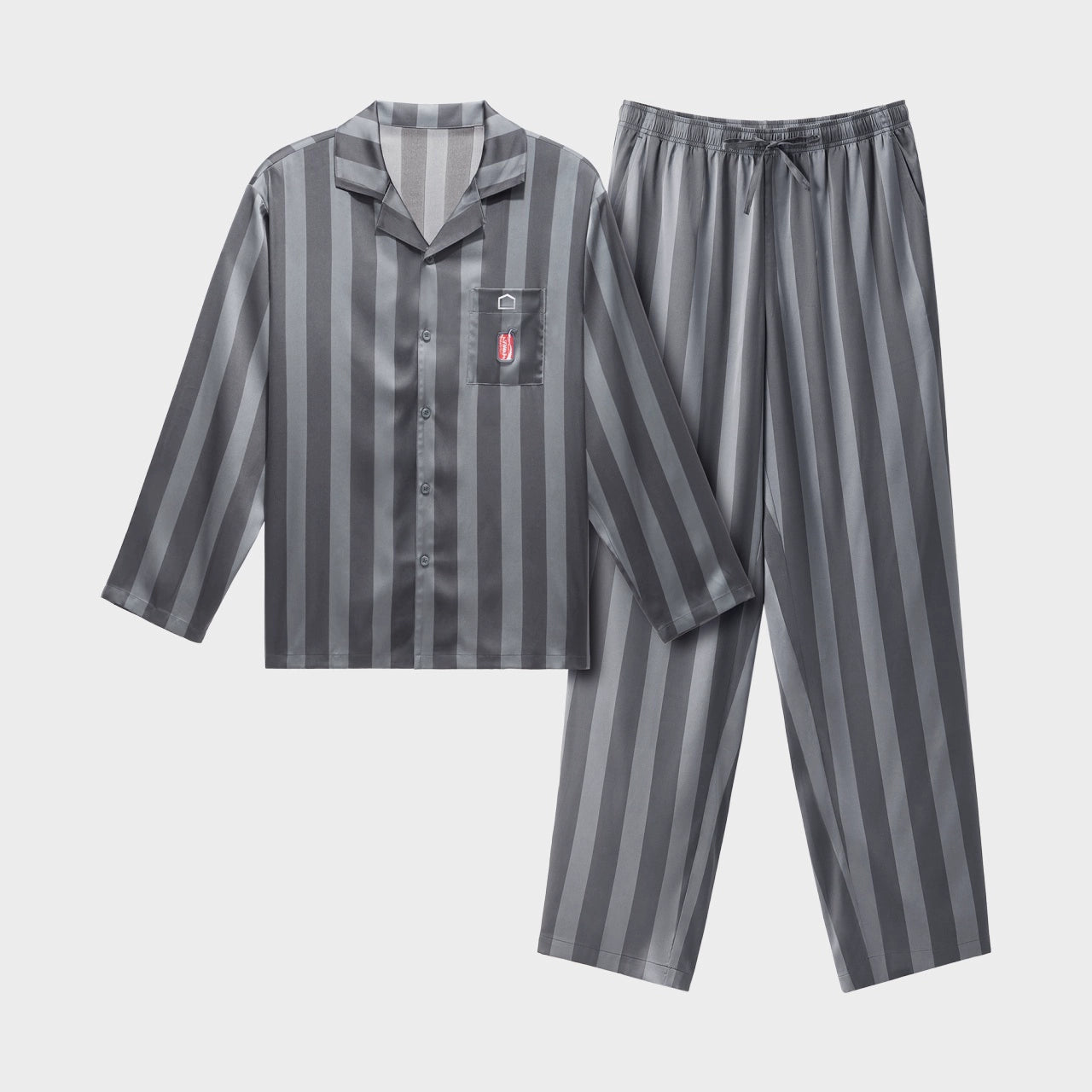 Out-Shine | Men's and Women's Ice Silk Pajamas Loungewear Set