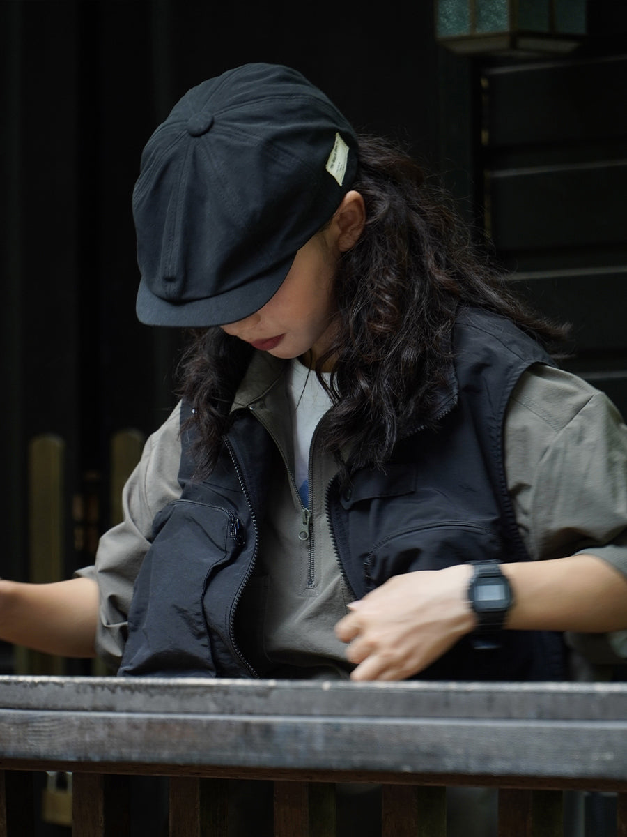 Out-Shine | Painter Cap, Japanese Retro Hat, Couple Hat, Newsboy Beret Hat, Duckbill Hat