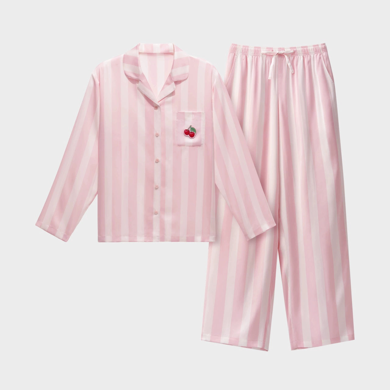 Out-Shine | Men's and Women's Ice Silk Pajamas Loungewear Set
