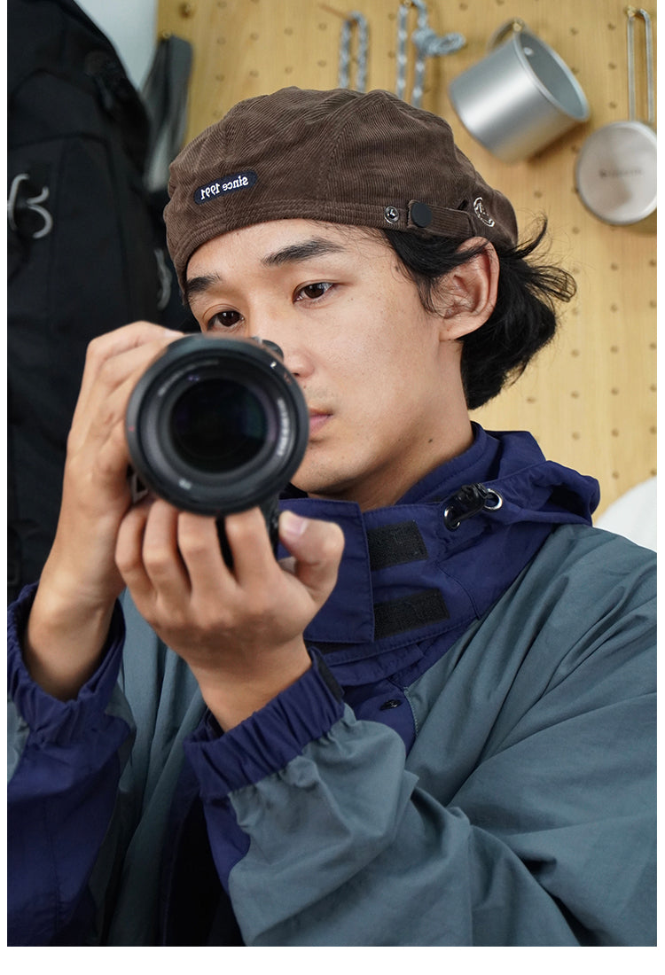 Out-Shine | Men's and Women's, Reverse Beret Hat, Duck Tongue Retro Hat