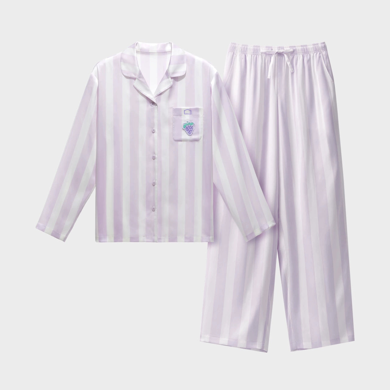Out-Shine | Men's and Women's Ice Silk Pajamas Loungewear Set