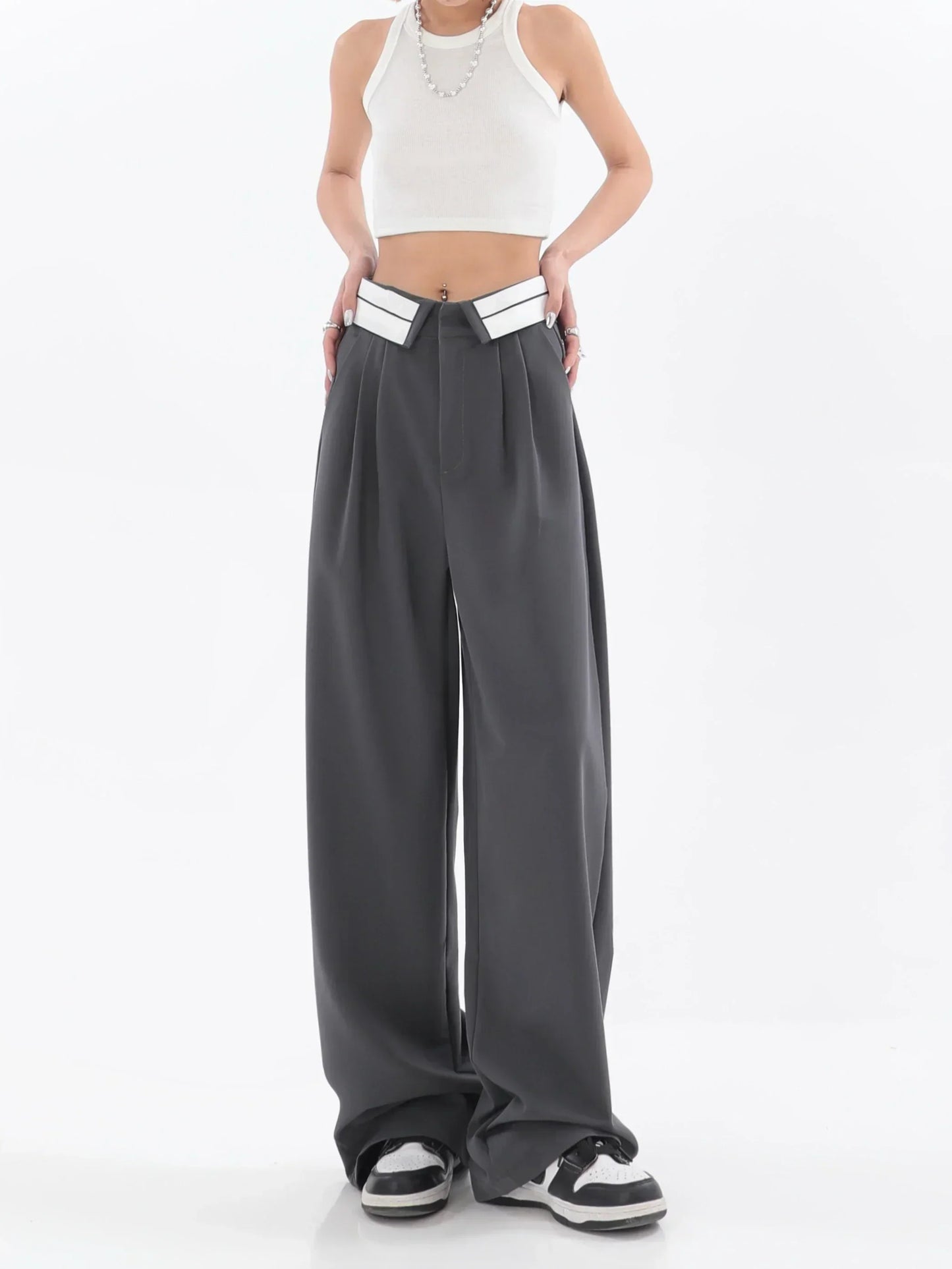 Out-Shine | Wide - Leg Pants With High Waist