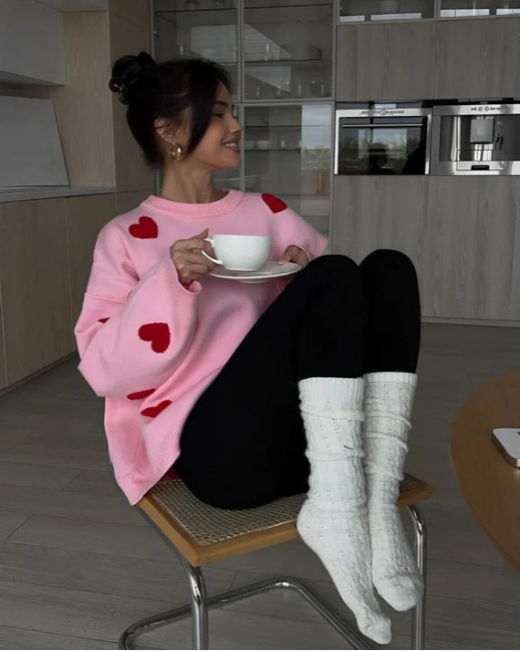 Out-Shine | Cosy Heart Sweater