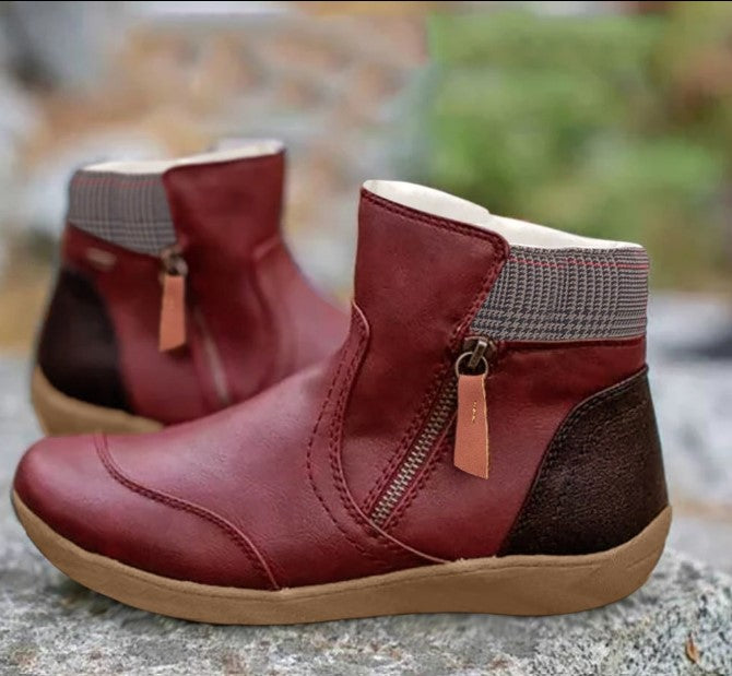 Out-Shine | Waterproof, Orthopedic Leather Boots