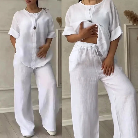 Out-Shine | Comfortable Casual Linen Co-Ord Set