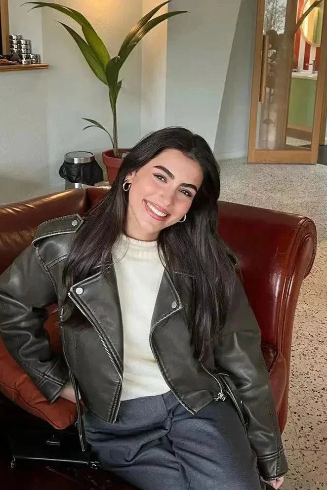 Brilla | Chaqueta bomber corta moderna para mujer