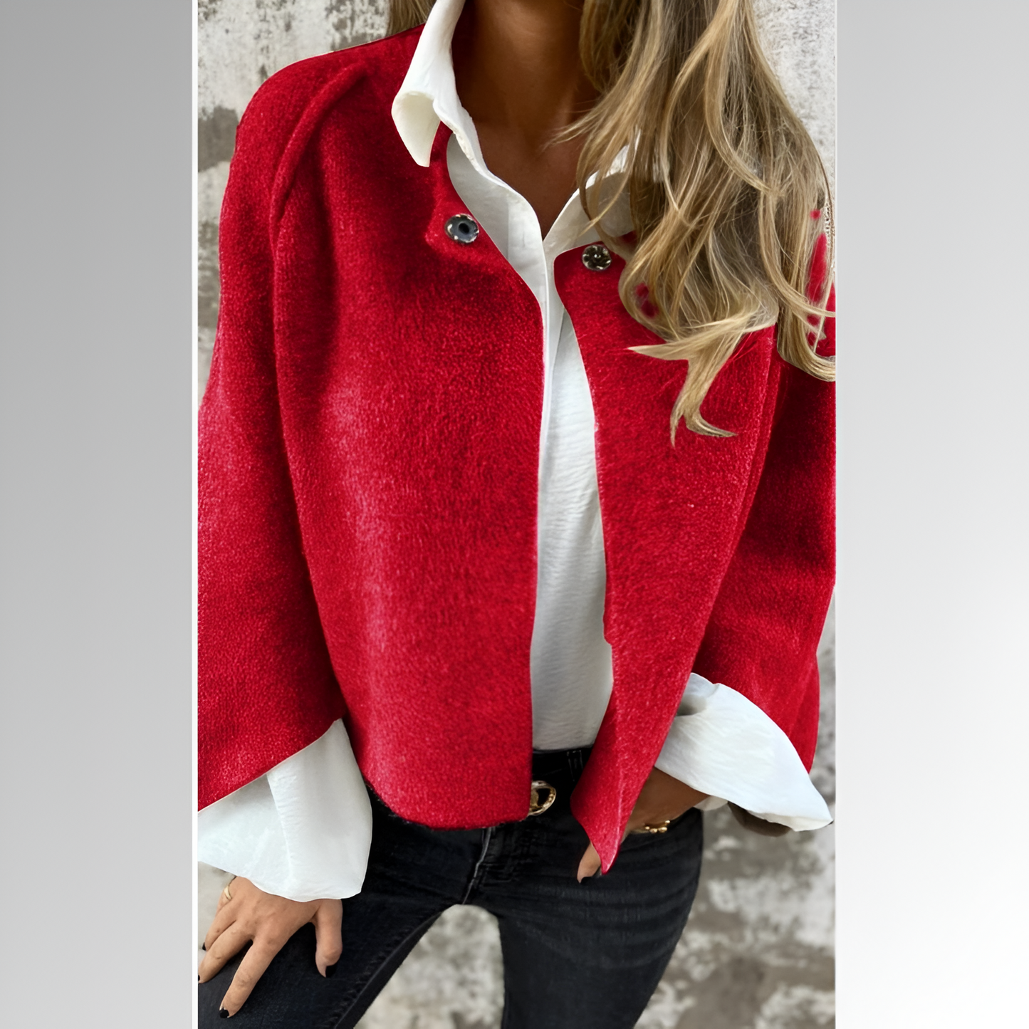Out-Shine | Plush Faux Cashmere Short Jacket
