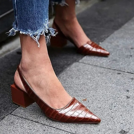 Out-Shine | Brown Pumps - Zarrah
