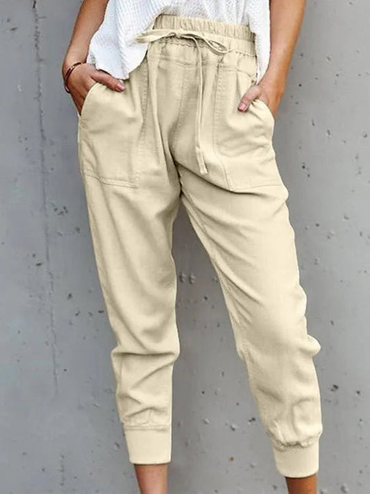 Out-Shine | Cotto Linen Pocket Pants Jogger